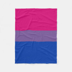 Bisexual Pride Flagga Fleecefilt