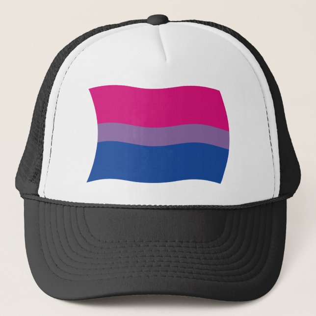 Bisexual Pride Flagga Hat Keps (Framsida)