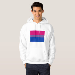 Bisexual Pride Flagga Hoodie