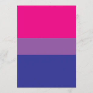 Bisexual Pride Flagga Inbjudningar