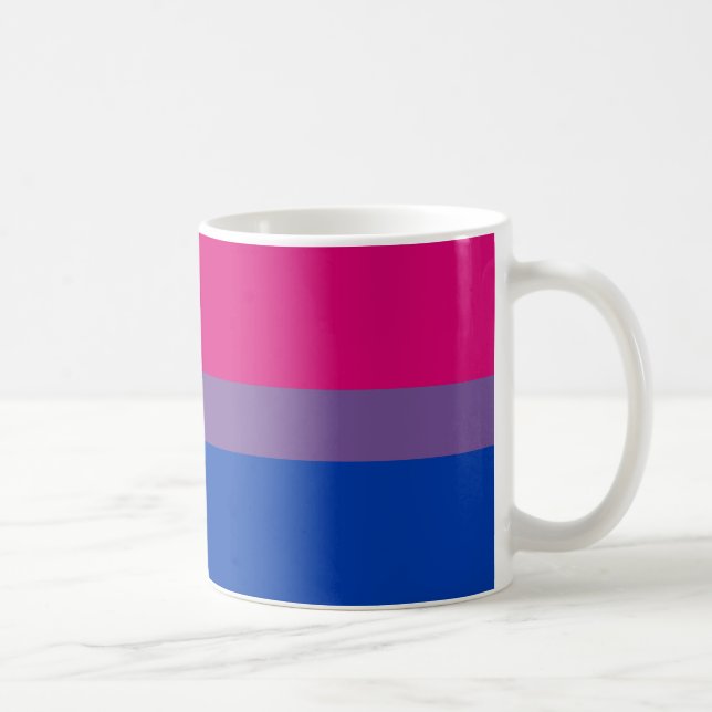 Bisexual Pride Flagga Kaffemugg (Höger)