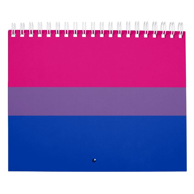 Bisexual Pride Flagga Kalender (Omslag)