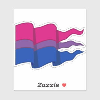 Bisexual Pride Flagga Klistermärken