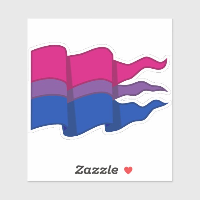 Bisexual Pride Flagga Klistermärken (Ark)
