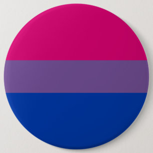 Bisexual Pride Flagga Knapp