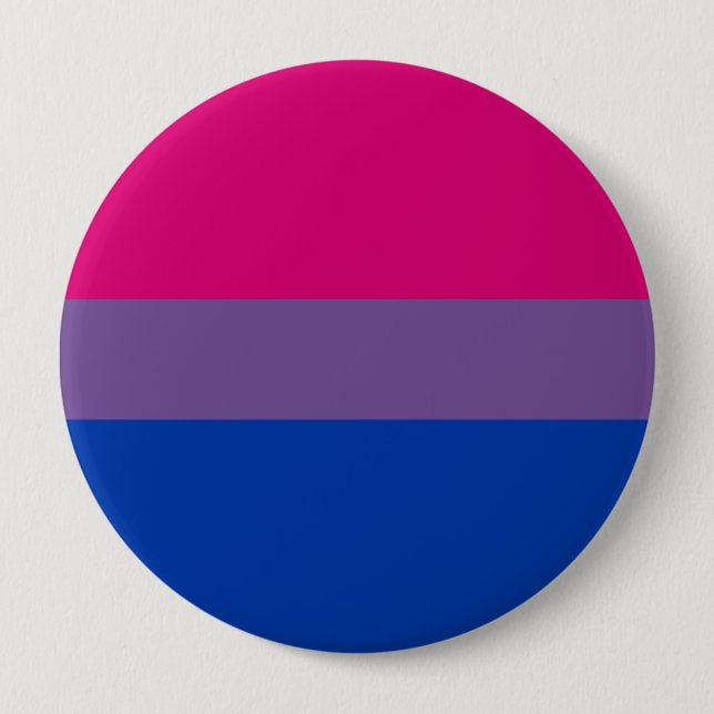 Bisexual Pride Flagga Knapp (Framsida)