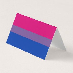 Bisexual Pride Flagga Kort