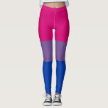 Bisexual Pride Flagga Leggings<br><div class="desc">Flagga för det bisexuella pridet var designat 1998 för att ge skulle kunna få en egen symbol som är jämförbar med flagga för det större hbt-samhället i Gay pride och öka bisexuellernas synlighet, både i samhället som helhet och inom HBT-samfundet. Den djupa rosan eller ro rand överst på flagga utgör...</div>