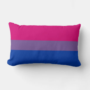 Bisexual Pride Flagga Lumbarkudde