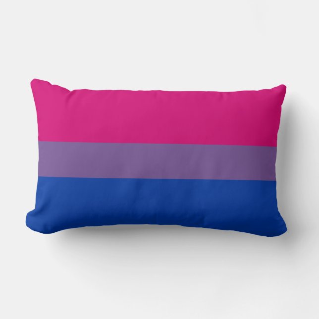 Bisexual Pride Flagga Lumbarkudde (Framsida)