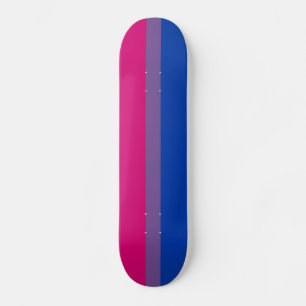 Bisexual Pride Flagga Mini Skateboard Bräda 18,5 Cm