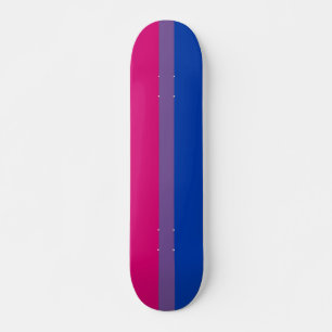 Bisexual Pride Flagga Mini Skateboard Bräda 18,5 Cm