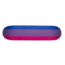 Bisexual Pride Flagga Mini Skateboard Bräda 18,5 Cm