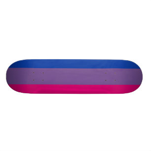 Bisexual Pride Flagga Mini Skateboard Bräda 18,5 Cm