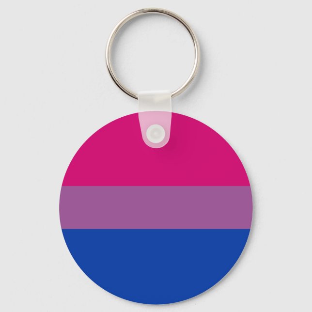 Bisexual Pride Flagga Nyckelring (Framsida)