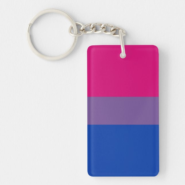 Bisexual Pride Flagga Nyckelring (Framsidan)