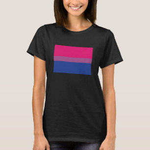 Bisexual Pride Flagga Proud Bisexuality Bi Kärlek T Shirt