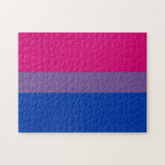Bisexual Pride Flagga Pussel<br><div class="desc">Flagga för det bisexuella pridet var designat 1998 för att ge skulle kunna få en egen symbol som är jämförbar med flagga för det större hbt-samhället i Gay pride och öka bisexuellernas synlighet, både i samhället som helhet och inom HBT-samfundet. Den djupa rosan eller ro rand överst på flagga kan...</div>