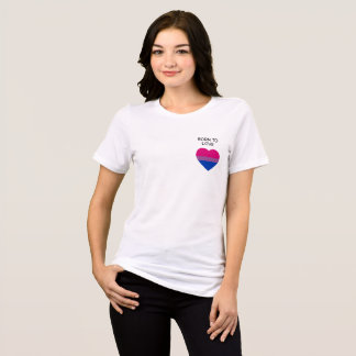 Bisexual Pride Heart T-Shirt