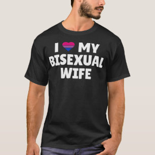 Bisexual Pride - I Kärlek My Bisexual Maka T Shirt
