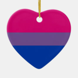 Bisexual Pride Julgransprydnad Keramik
