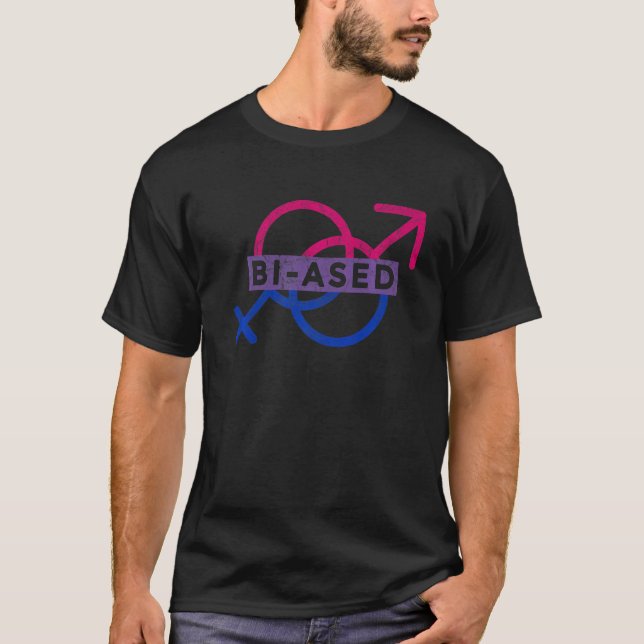 Bisexual Pride Lgbt Bi Ased Queer Nonbinary T Shirt (Framsida)