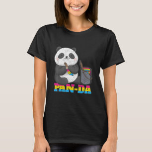 Bisexual Pride Lgbt Panda Pan Da Queer Nonbinary T Shirt