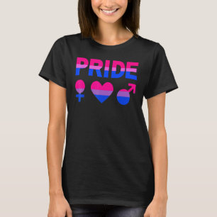 Bisexual Pride Lgbtqia Kärlek Support Bi Manar Kvi T Shirt