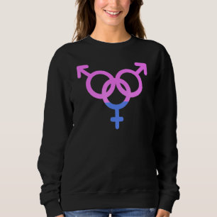 Bisexual Pride Lgbtqia Kärlek Support Bi Manar Kvi T Shirt