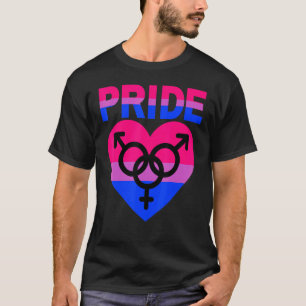 Bisexual Pride Lgbtqia Kärlek Support Bi Manar Kvi T Shirt