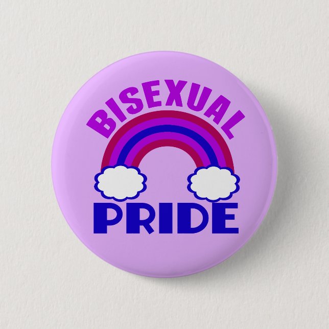 Bisexual Pride Lila Rainbow Knapp (Framsida)