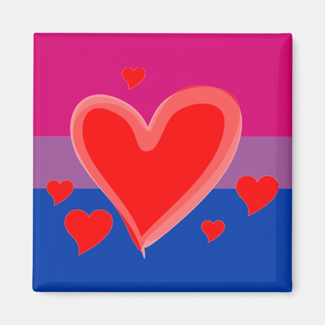 Bisexual Pride Magnet (Framsidan)