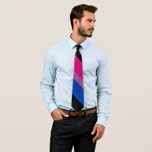 Bisexual Pride Neck Tie Slips