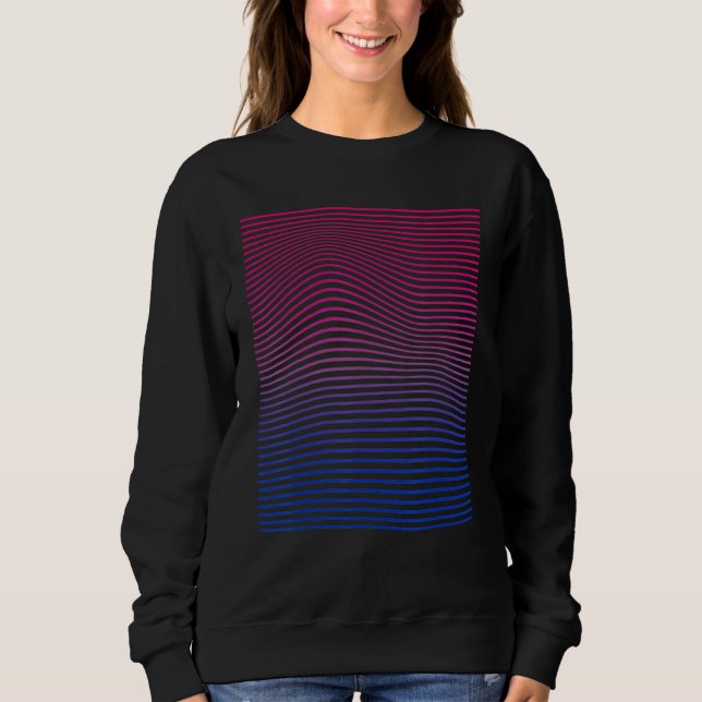 Bisexual Pride Subtle Bi Bisexuality Flag LGBT Pri T Shirt (Framsida)