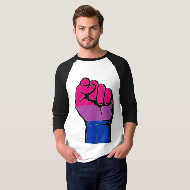 Bisexual Pride! T Shirt (Hel framsida)