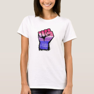 Bisexual Protest Fist T Shirt