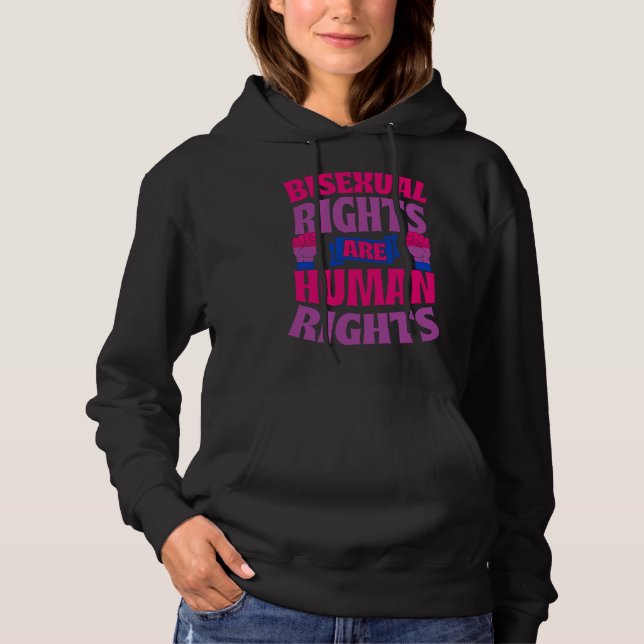 Bisexual Rights Are Human Rights Protest March Bi  T Shirt (Framsida)