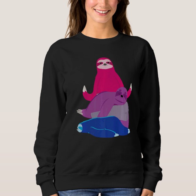 Bisexual Sloth Bisexual T Shirt (Framsida)