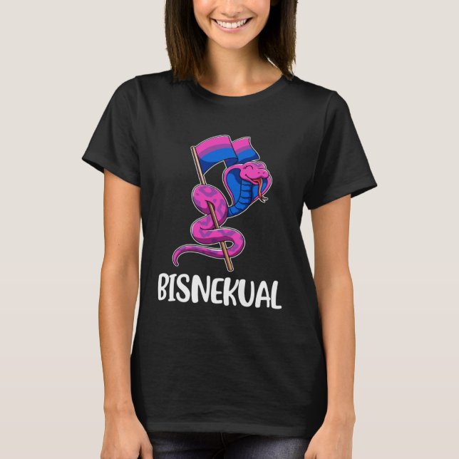 Bisexual Snake T Shirt (Framsida)