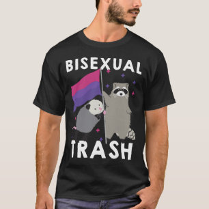 Bisexual Sopor Gay pride Rainbow LGBT Raccoon Poss T Shirt