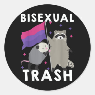 Bisexual Sopor Gay pride Rainbow LGBT Raccoon Runt Klistermärke