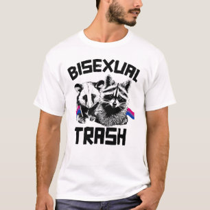 Bisexual Sopor Raccoon och Possum T Shirt