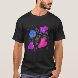 Bisexual Vild Flowers Bi Lgbt Bisexual Pride 1 T Shirt