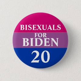 Bisexualer för Biden Button Knapp