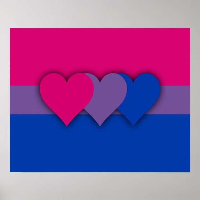 Bisexualitet flagga Poster (Framsidan)