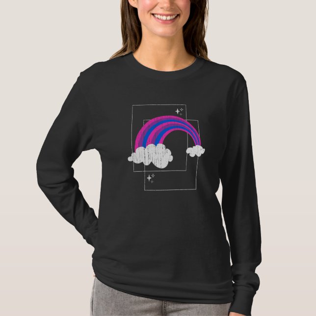 Bisexualitet Flagga Rainbow Equality Lgbt Pride Må T Shirt (Framsida)