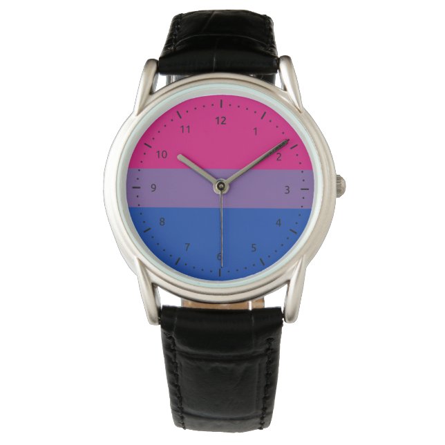 Bisexualitet flagga Watch Armbandsur (Framsida)