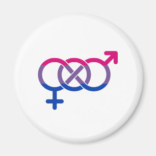 Bisexualitet könssymbol magnet