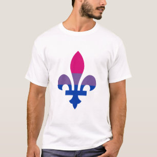 Bisexualitet pride fleur-de-lis T-Shirt
