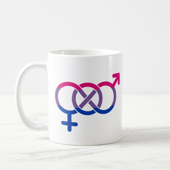 Bisexualitets-symbolen Kaffemugg (Vänster)